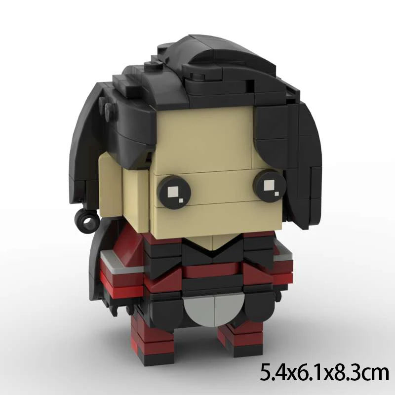 Moive Series Black Robe Team Action Character Building Blocks MOC  Starlight Assembly Model Puzzle Toy Birthday Gift
