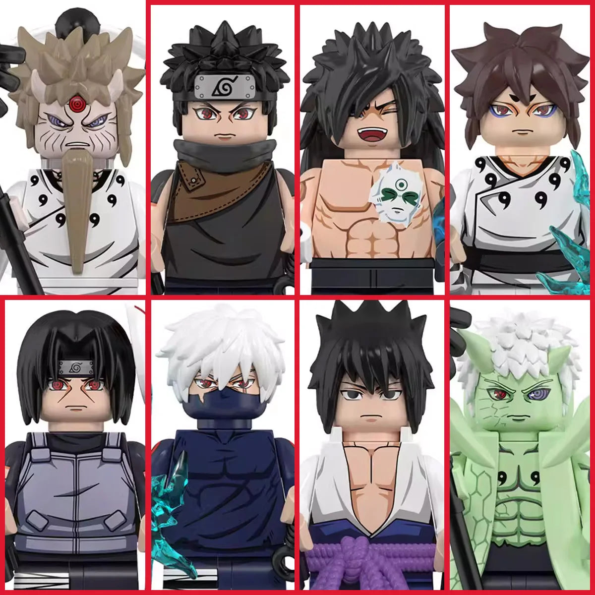 2026 NEW NARUTO  Anime Ladrillos Mini Figuras de Acción Juguetes Bloques de Construcción Regalos
