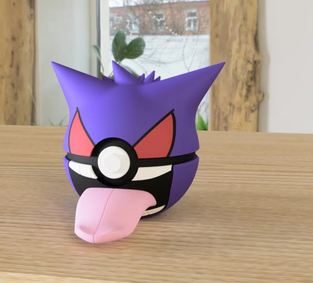 3D Printed Poké Ball Pokemon Form Sphere Figures Model Statue Desktop Ornament Model Trendy Toy Surprise Gift Collectible