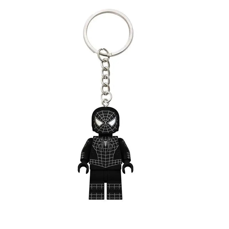 Marvel Spider-Man Keychain Creative Cartoon Character School Bag Pendant Kawaii Gift Toy Cute Keychain Jewelry Desktop Ornament