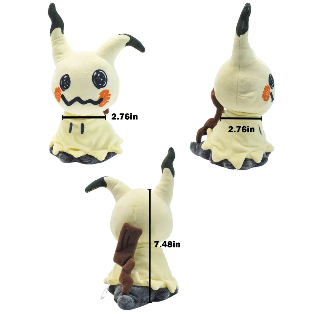 Peluche de Mimikyu Eevee, ideal para cumpleaños, Navidad o como regalo para niños. Muñeco de personaje de anime de 18 cm.