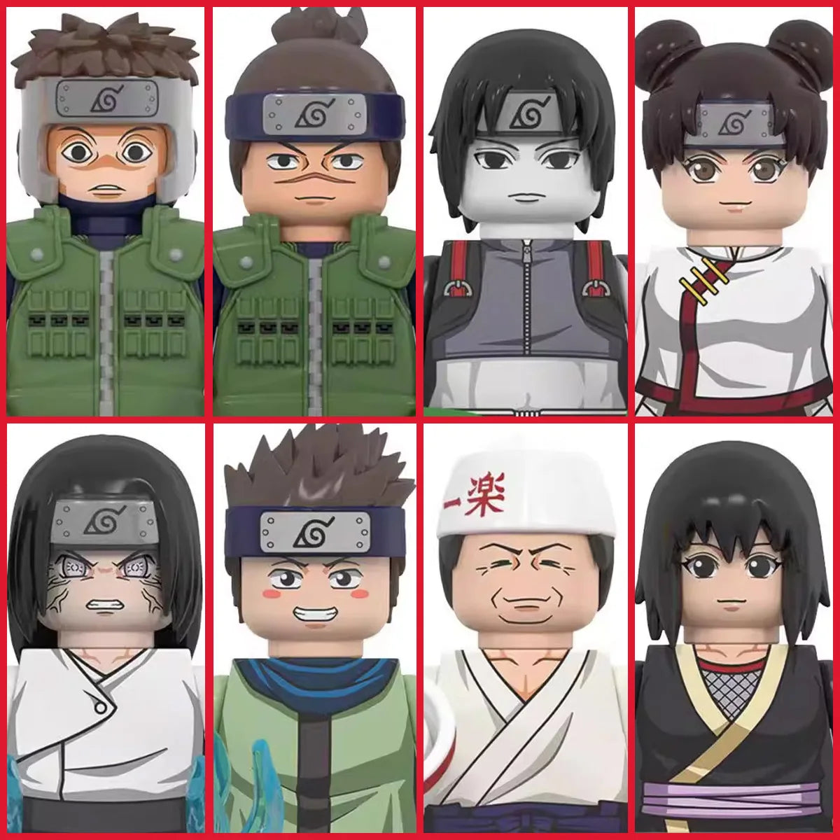 2026 NEW NARUTO  Anime Ladrillos Mini Figuras de Acción Juguetes Bloques de Construcción Regalos