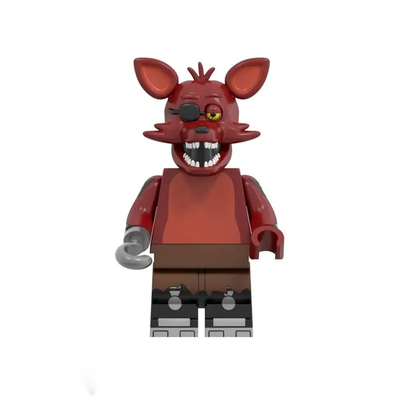 Mini Bricks Bonnie Ornament Building Block Games Figure Chica Foxy Bear Freddy Fazbear Toy Accessories Party Gifts