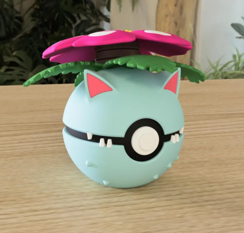 3D Printed Poké Ball Pokemon Form Sphere Figures Model Statue Desktop Ornament Model Trendy Toy Surprise Gift Collectible