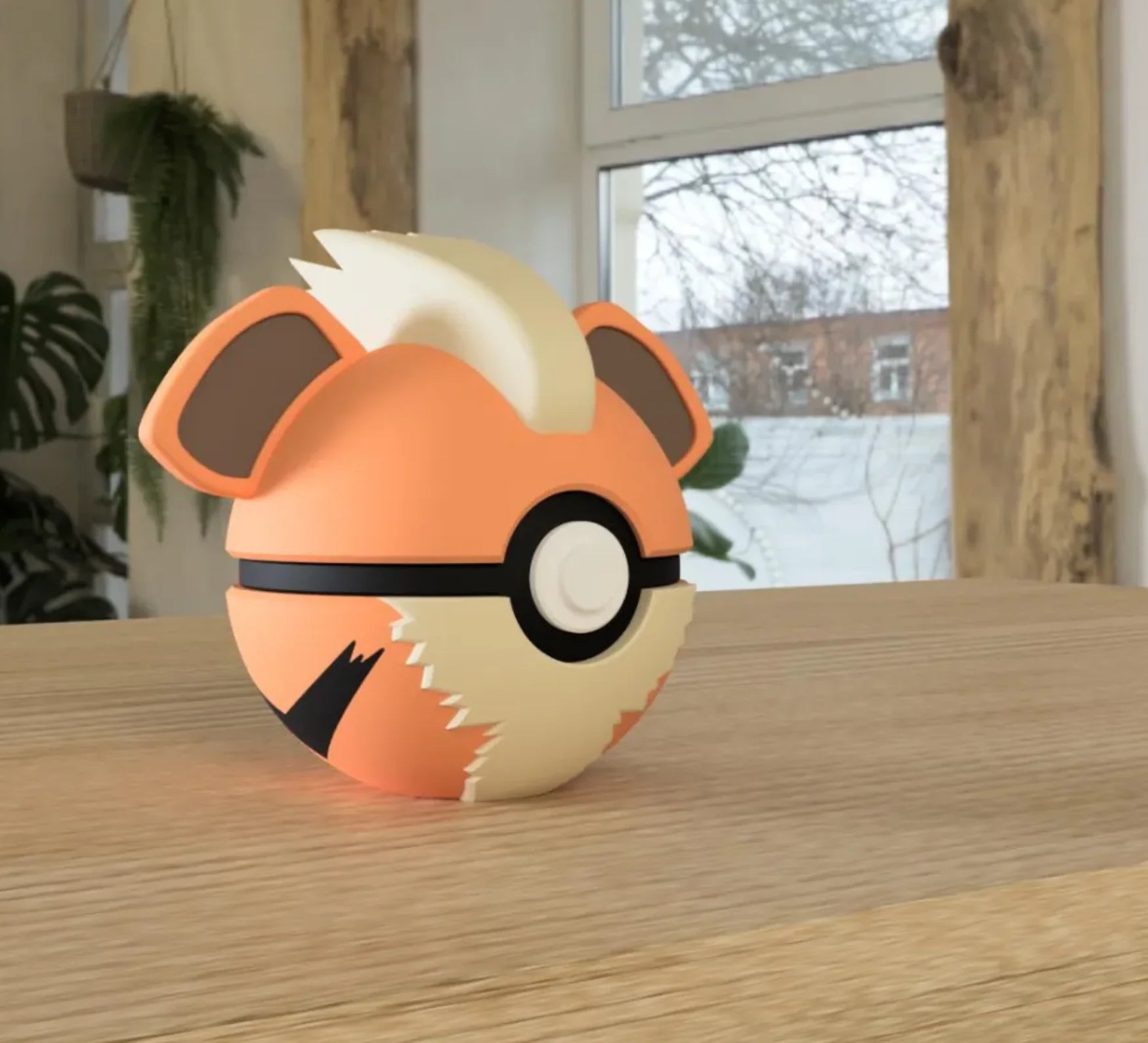 3D Printed Poké Ball Pokemon Form Sphere Figures Model Statue Desktop Ornament Model Trendy Toy Surprise Gift Collectible