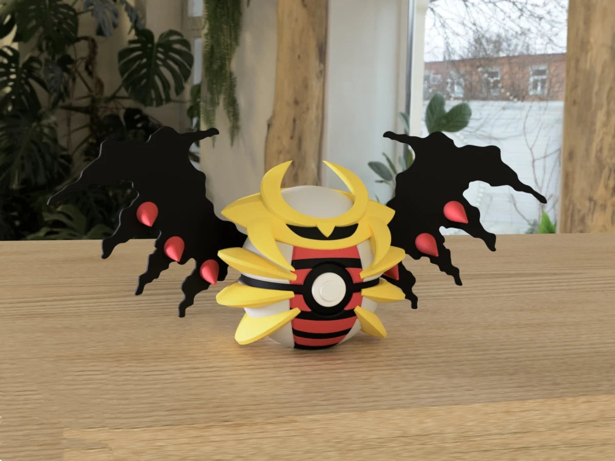 3D Printed Poké Ball Pokemon Form Sphere Figures Model Statue Desktop Ornament Model Trendy Toy Surprise Gift Collectible