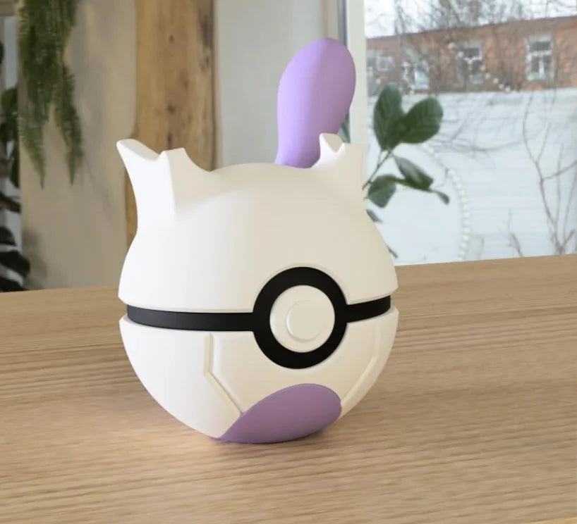 3D Printed Poké Ball Pokemon Form Sphere Figures Model Statue Desktop Ornament Model Trendy Toy Surprise Gift Collectible