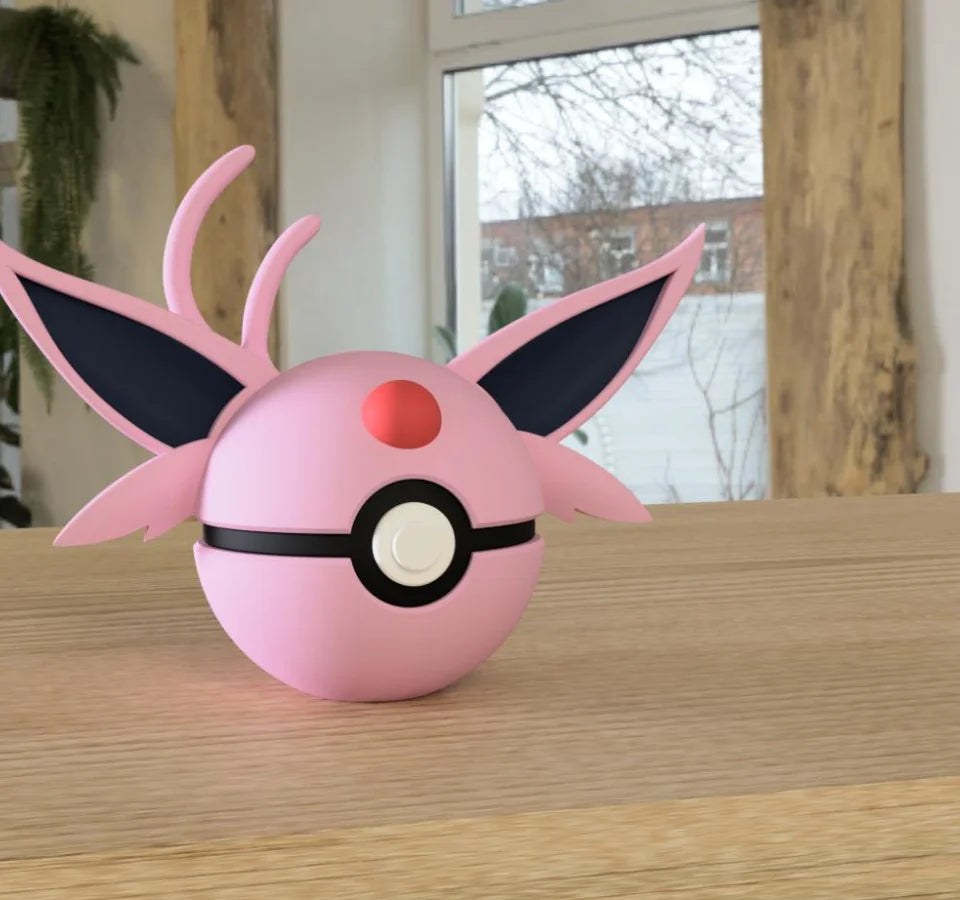 3D Printed Poké Ball Pokemon Form Sphere Figures Model Statue Desktop Ornament Model Trendy Toy Surprise Gift Collectible