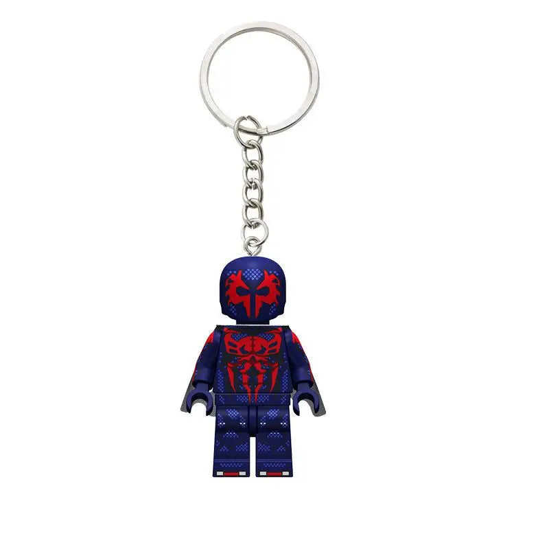 Marvel Spider-Man Keychain Creative Cartoon Character School Bag Pendant Kawaii Gift Toy Cute Keychain Jewelry Desktop Ornament