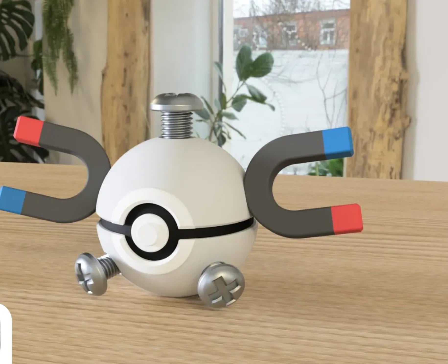3D Printed Poké Ball Pokemon Form Sphere Figures Model Statue Desktop Ornament Model Trendy Toy Surprise Gift Collectible