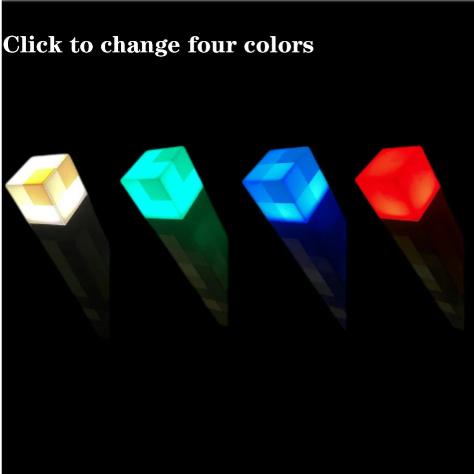 11Inch Brownstone Torch Torch Light LED Light USB Rechargeable Night  Home Decor Table Lamp Kids Gift Bedside Lamp