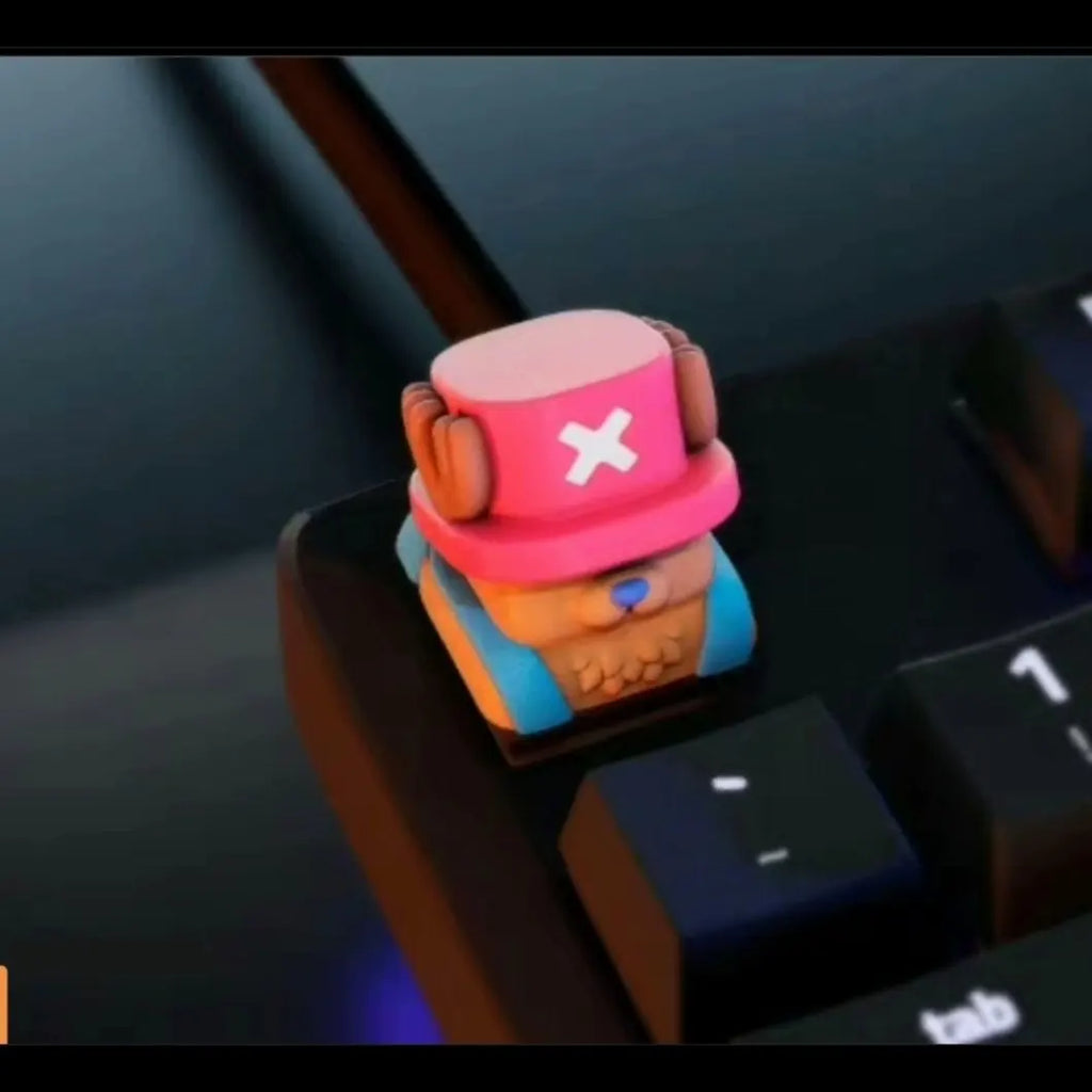 One Piece Keycaps 3D Custom Artisan Luffy Zoro Sanji Anime Character Keycaps For Mechanical Keyboard Anime Game Fans