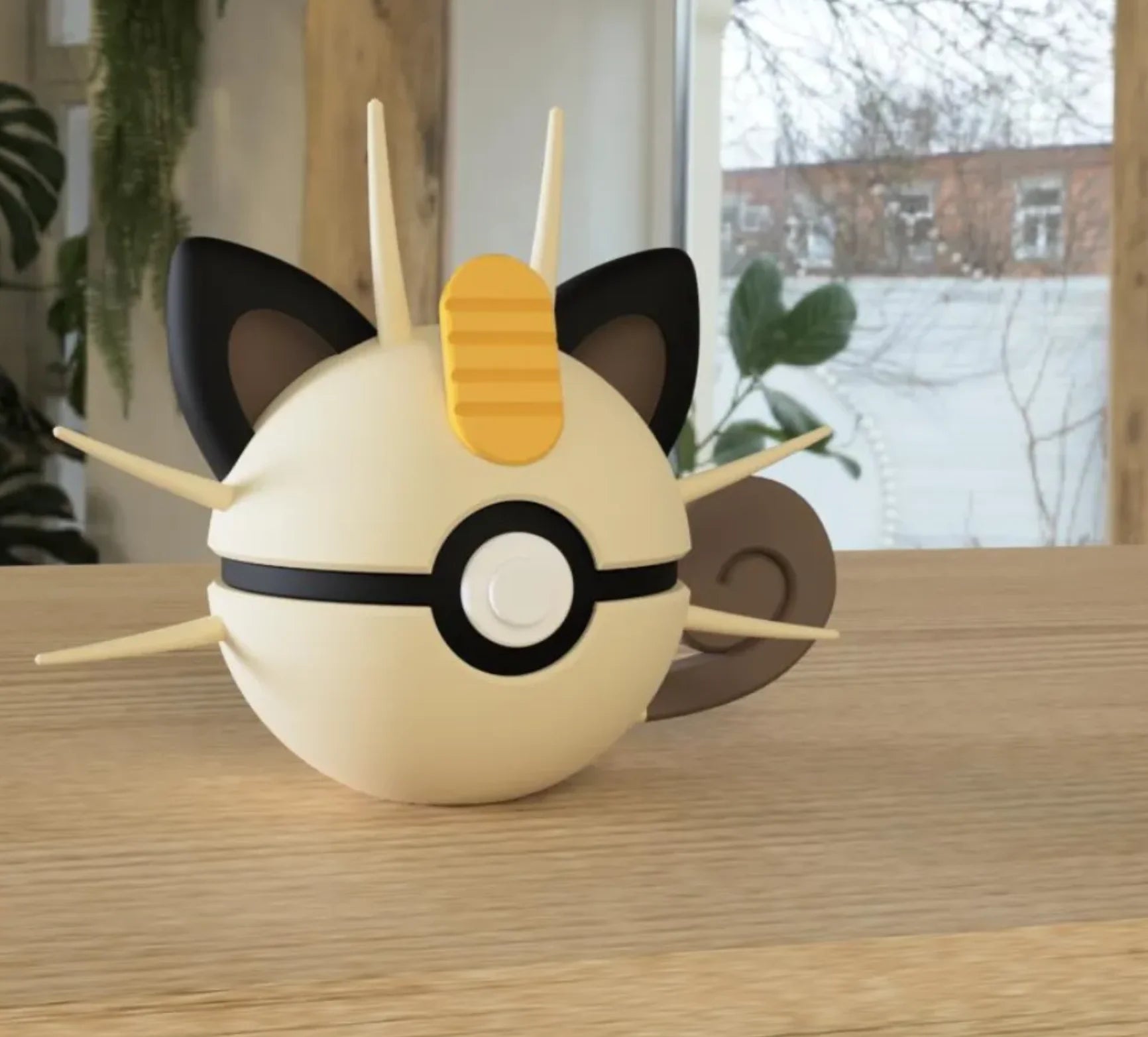 3D Printed Poké Ball Pokemon Form Sphere Figures Model Statue Desktop Ornament Model Trendy Toy Surprise Gift Collectible