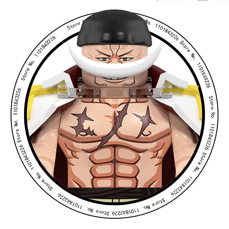 ONE PIECE Luffy  Zoro Nami Sanji Chopper Bloques de construcción Mini Figuras de acción Accesorios Regalos de Halloween y Navidad para niños