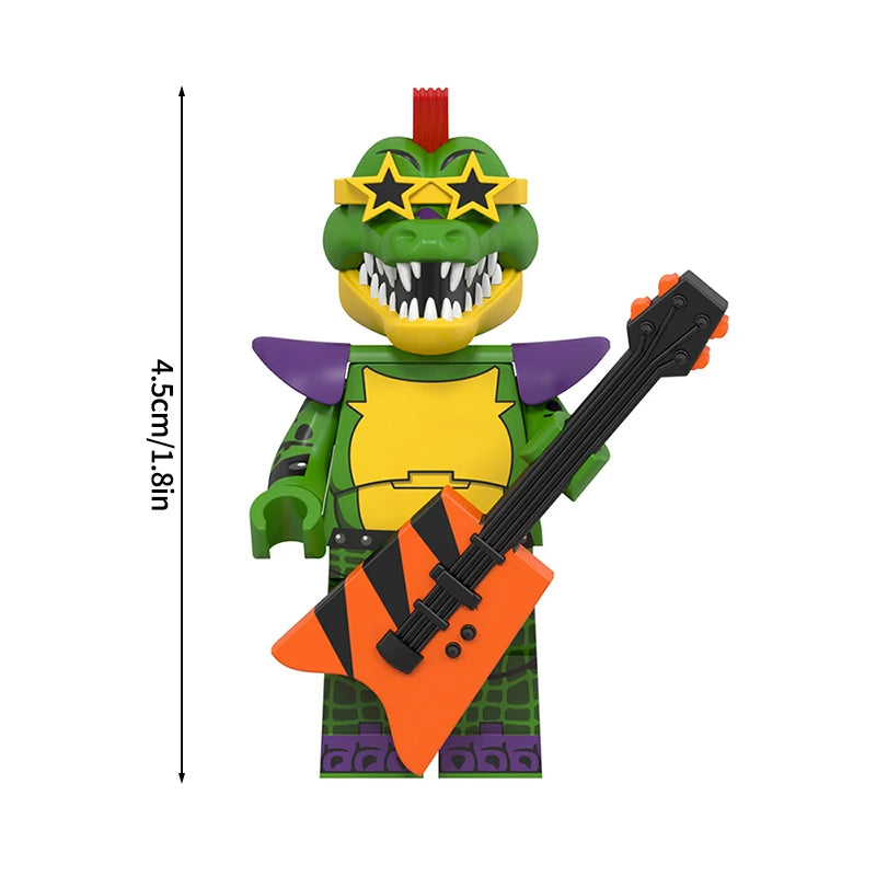 Mini Bricks Bonnie Ornament Building Block Games Figure Chica Foxy Bear Freddy Fazbear Toy Accessories Party Gifts