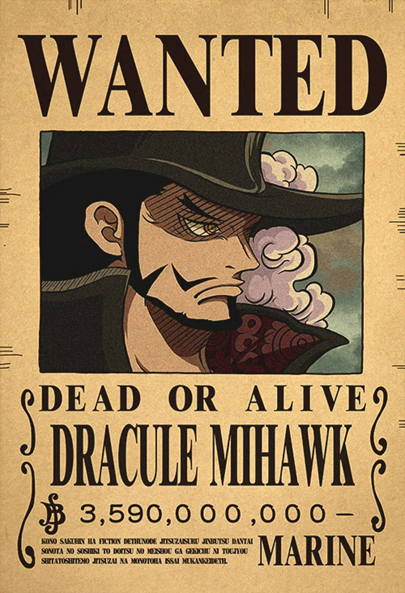 One Piece Luffy Gear 5 Nika Billion Bounty Wanted Posters Four Emperors Anime Action Figures Vintage Wall Decoration Poster Toys