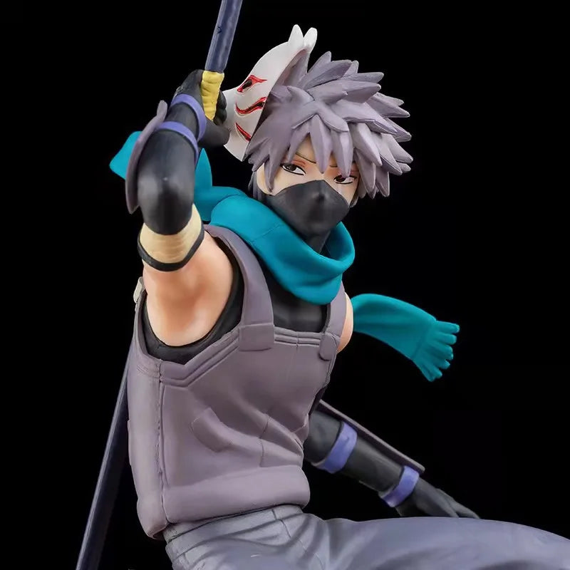 Naruto Hatake Kakashi periféricos de anime bidimensionales, figura de escritorio creativa, adornos decorativos, regalos navideños