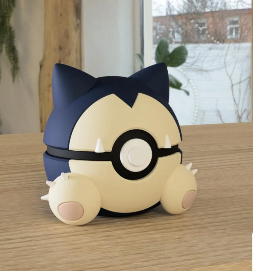 3D Printed Poké Ball Pokemon Form Sphere Figures Model Statue Desktop Ornament Model Trendy Toy Surprise Gift Collectible
