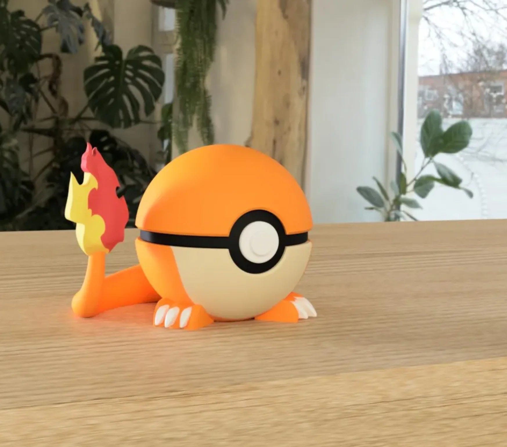 3D Printed Poké Ball Pokemon Form Sphere Figures Model Statue Desktop Ornament Model Trendy Toy Surprise Gift Collectible