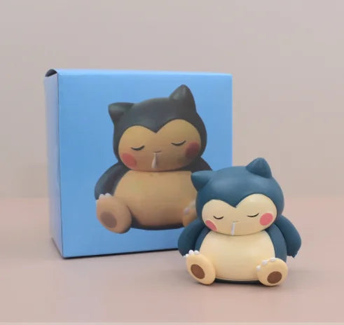 Kawaii Anime Pokemon Snorlax Psyduck Action Figure Cute Model Car Ornaments Gifts Home Portable Ornaments Decoration Toys Gifts