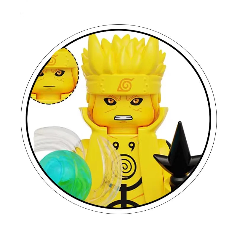 2026 NEW NARUTO  Anime Ladrillos Mini Figuras de Acción Juguetes Bloques de Construcción Regalos