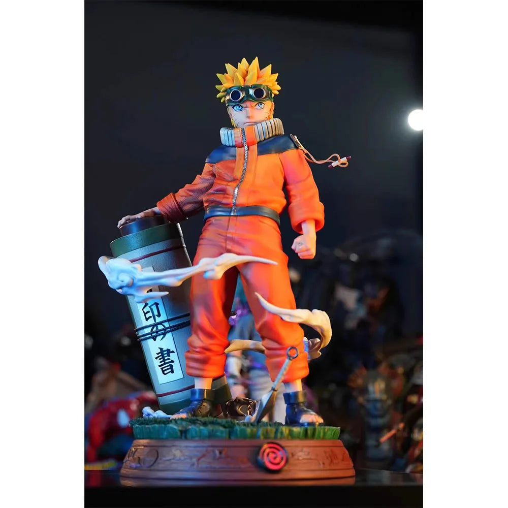 22CM Naruto Uzumaki Uchiha Sasuke Figure Anime NARUTO Shippuden Cool Desktop Golf Model Toy  Gift Collection Ornaments PVC