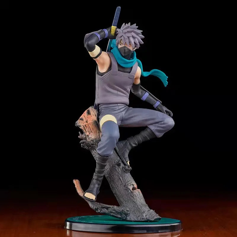 Naruto Hatake Kakashi periféricos de anime bidimensionales, figura de escritorio creativa, adornos decorativos, regalos navideños