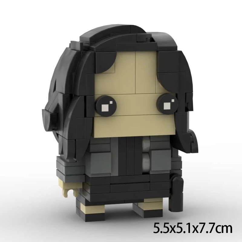 Moive Series Black Robe Team Action Character Building Blocks MOC  Starlight Assembly Model Puzzle Toy Birthday Gift