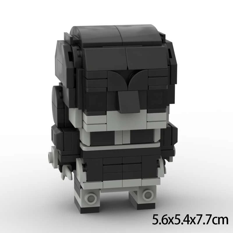 Moive Series Black Robe Team Action Character Building Blocks MOC  Starlight Assembly Model Puzzle Toy Birthday Gift