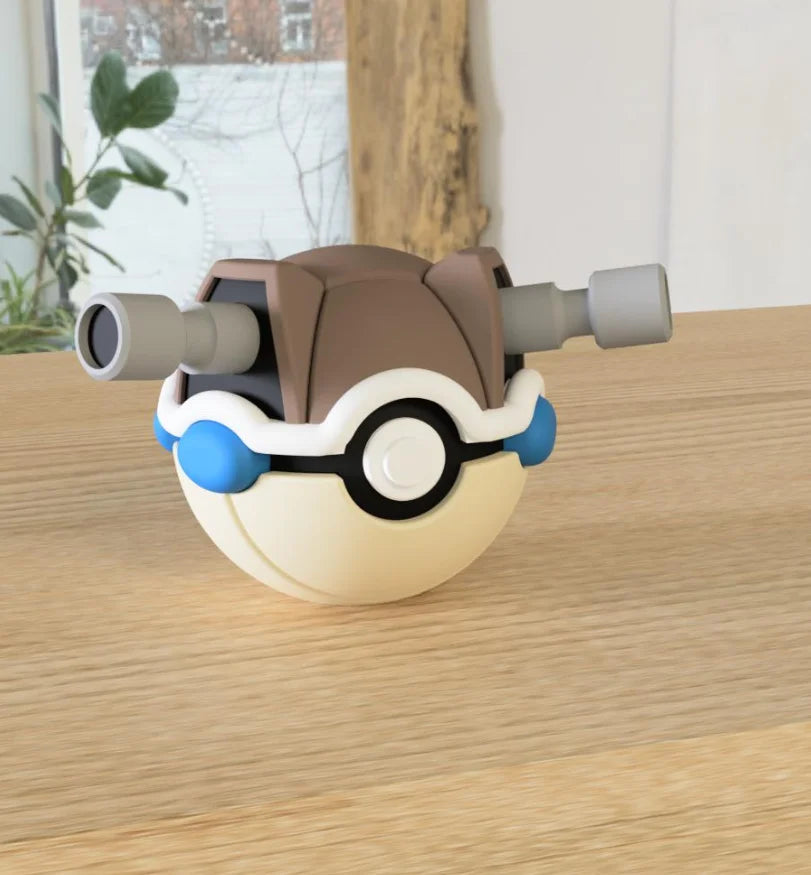 3D Printed Poké Ball Pokemon Form Sphere Figures Model Statue Desktop Ornament Model Trendy Toy Surprise Gift Collectible