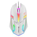 F1 Wired 3 Keys Mouse Colorful Lighting Gaming and Office For Microsoft Windows and Apple IOS System
