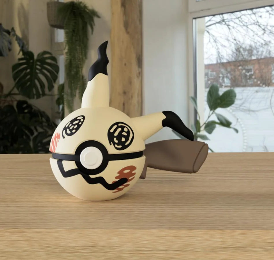 3D Printed Poké Ball Pokemon Form Sphere Figures Model Statue Desktop Ornament Model Trendy Toy Surprise Gift Collectible
