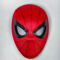 Breathable Spider Man Headset with chin, operable blink, touch, glowing mask, Miles Halloween cosplay, boys' headgear toy