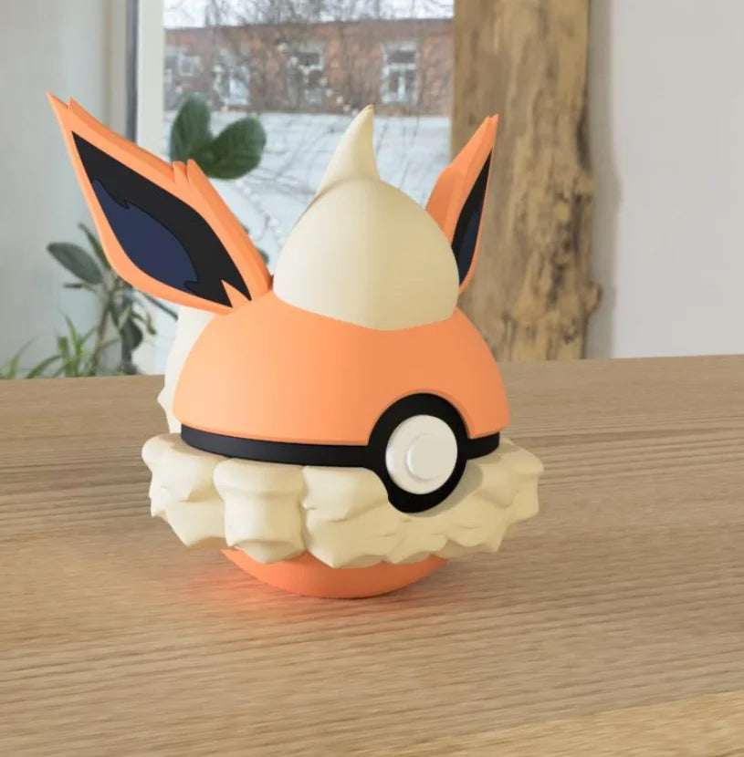 3D Printed Poké Ball Pokemon Form Sphere Figures Model Statue Desktop Ornament Model Trendy Toy Surprise Gift Collectible
