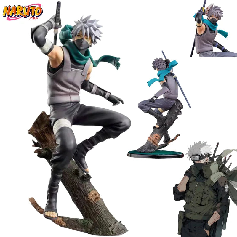 Naruto Hatake Kakashi periféricos de anime bidimensionales, figura de escritorio creativa, adornos decorativos, regalos navideños
