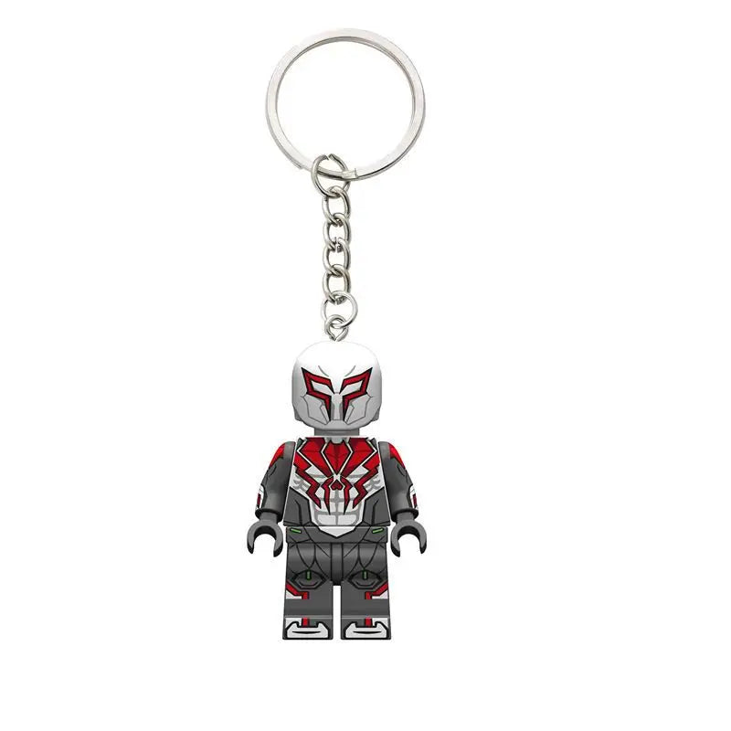 Marvel Spider-Man Keychain Creative Cartoon Character School Bag Pendant Kawaii Gift Toy Cute Keychain Jewelry Desktop Ornament